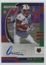 2020 Panini Prizm Draft Picks Rookies Purple & Green /199 Omar Bayless Auto 1u6