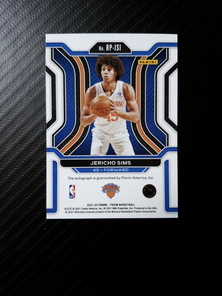 2021-22 Panini Prizm Rookie Penmanship Jericho Sims AUTO RC SP *BPCARDS* - Image 2 of 2