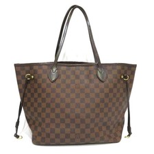 Autentica borsa tote Louis Vuitton Neverfull GM Damier Ebene