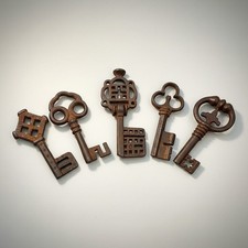 Medieval Cast Iron Skeleton Keys