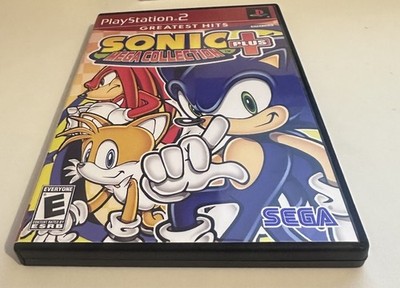 Sonic Mega Collection Plus Greatest Hits - PS2 NO MANUAL; FREE SHIP US
