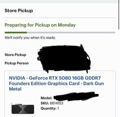 NVIDIA GeForce RTX 5080 FE Founders Edition 16GB GDDR7 Graphics Card - Brand New