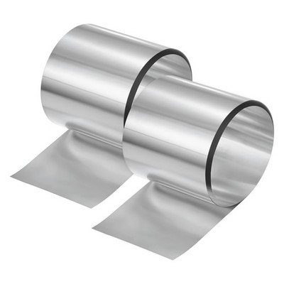 2er-Pack Alu-Flashing 1m x 100mm x 0,1mm (LxBxT) für Dachblech, wetterfest