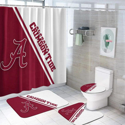 Alabama Sport Theme Bathroom Sets or Shower Curtain. Perfect Gift Ideas