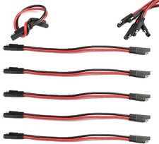 5 Pack 10 Gauge 2 Pin Quick Disconnect Polarized Wire Harness Connector Bullet L