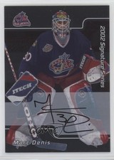 2001-02 ITG Be A Player Signature Series Auto Marc Denis #035 Auto yc8