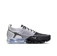 VaporMax Flyknit2Silver Gray Running Shoes Mens Size Free Freight