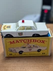 LESNEY MATCHBOX No. 55/59 FORD GALAXIE POLICE CAR WITH ORIGINAL BOX