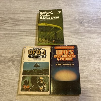 Vintage UFO and Paranormal Book Lot of 3