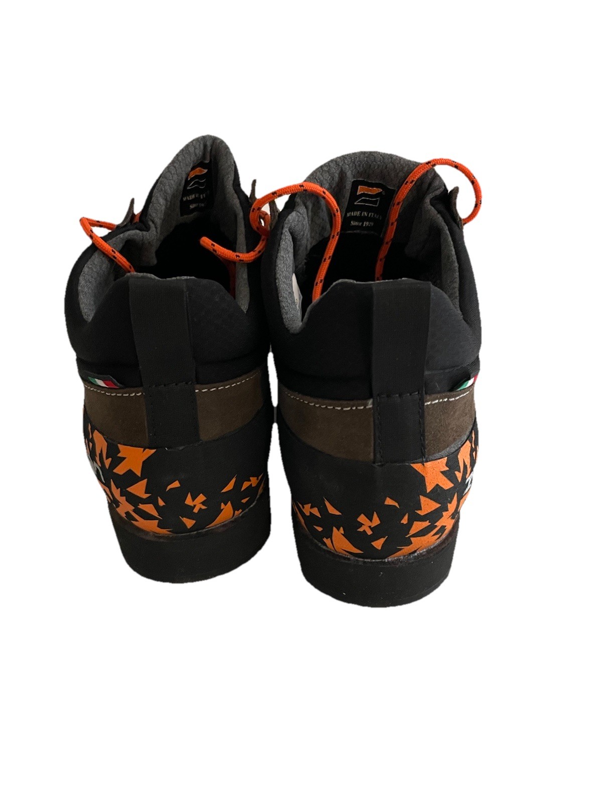 Zamberlan 215 Salathe GTX RR Mens Hiking Shoes Size 9.5 44 Brown Orange Vibram