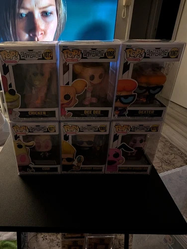Cartoon Network Funko Pop Bundle With Pop Protectors Set Of 6