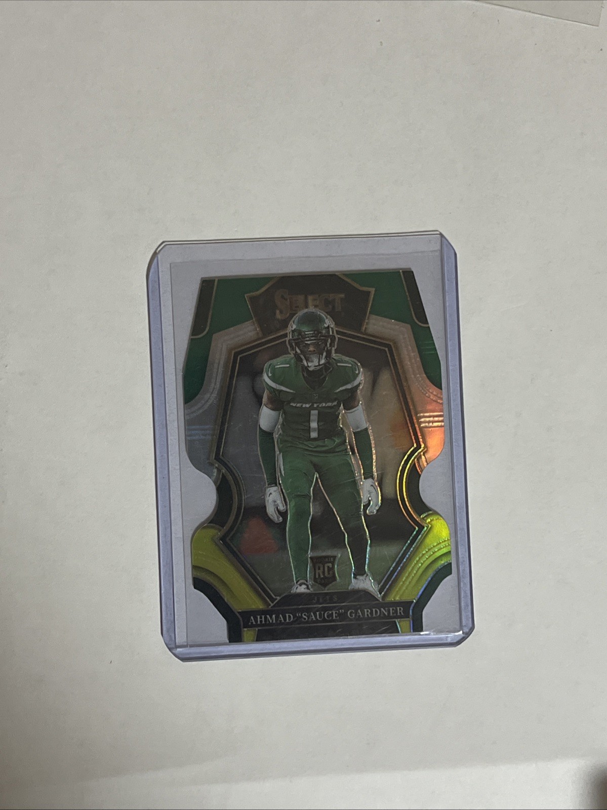 2022 Select - Sauce Gardner Green Yellow Die Cut Rookie #177