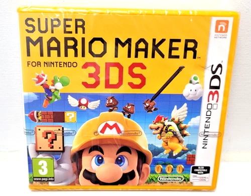 Super Mario Maker Para Nintendo 3DS - Sellado Nuevo - Pequeña Abolladura