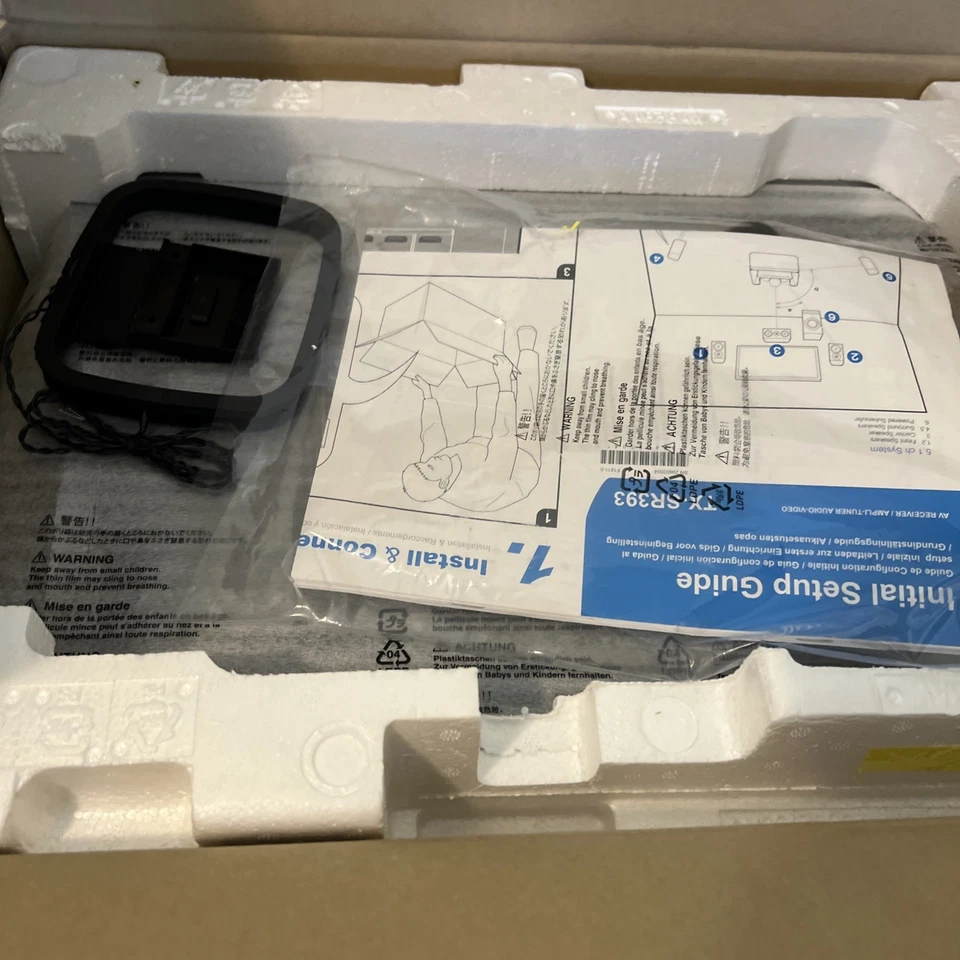 Onkyo TX-SR393 5.2 CH AV Receiver AMPLI-TUNER Audio/Video  4K W/ Remote Bundle - Image 2 of 4