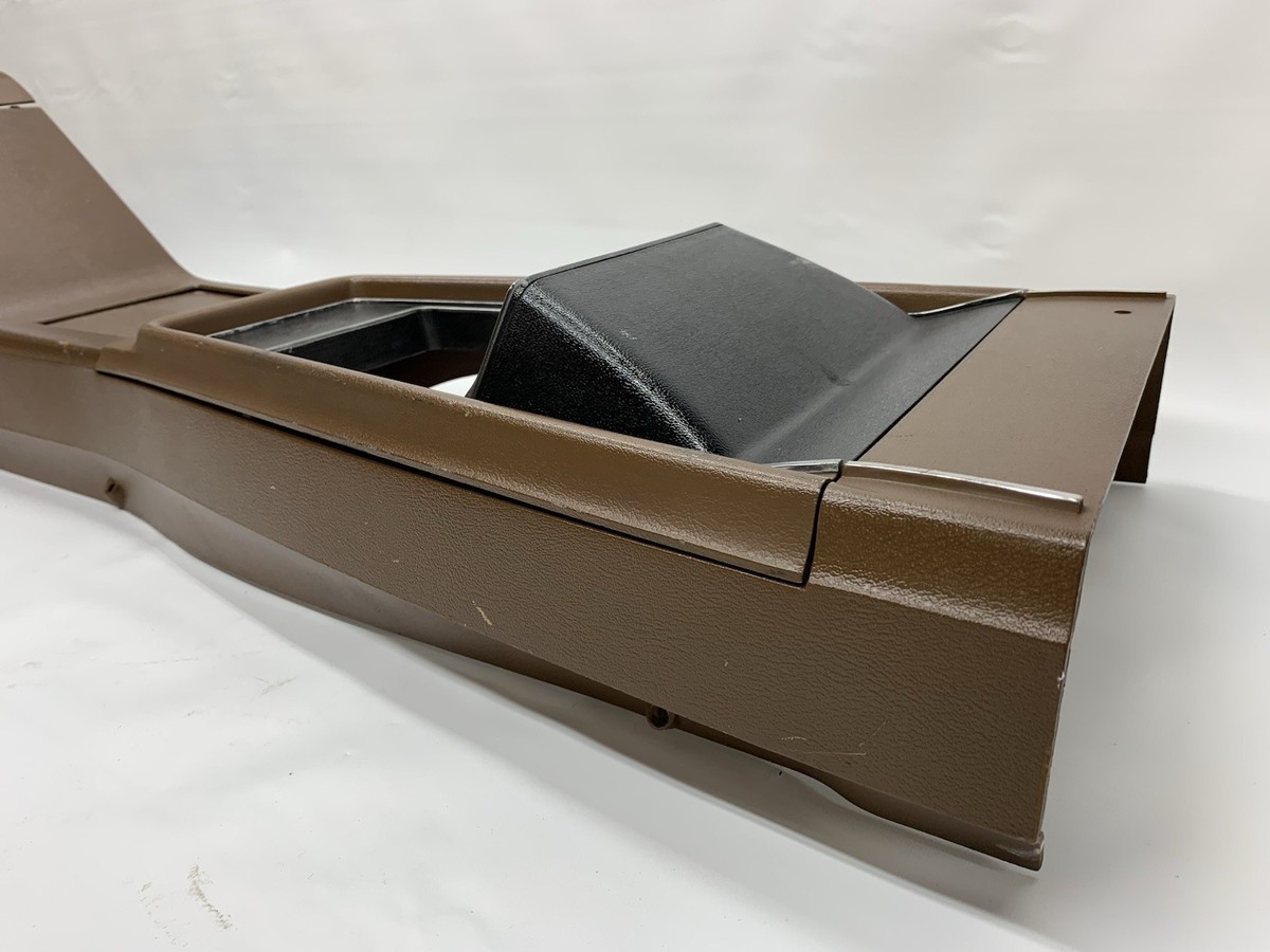 71 72 73 Ford Mustang Cougar Full Center Console W/ Clock Ginger