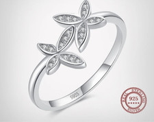 butterfly ring, gold butterfly ring, silver butterfly ring, butterfly ring