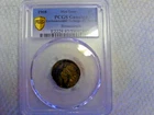 1908 Indian Head 1c Penny MINT ERROR ENVIRONMENTAL DAMAGE AU DETAIL BROADSTRUCK
