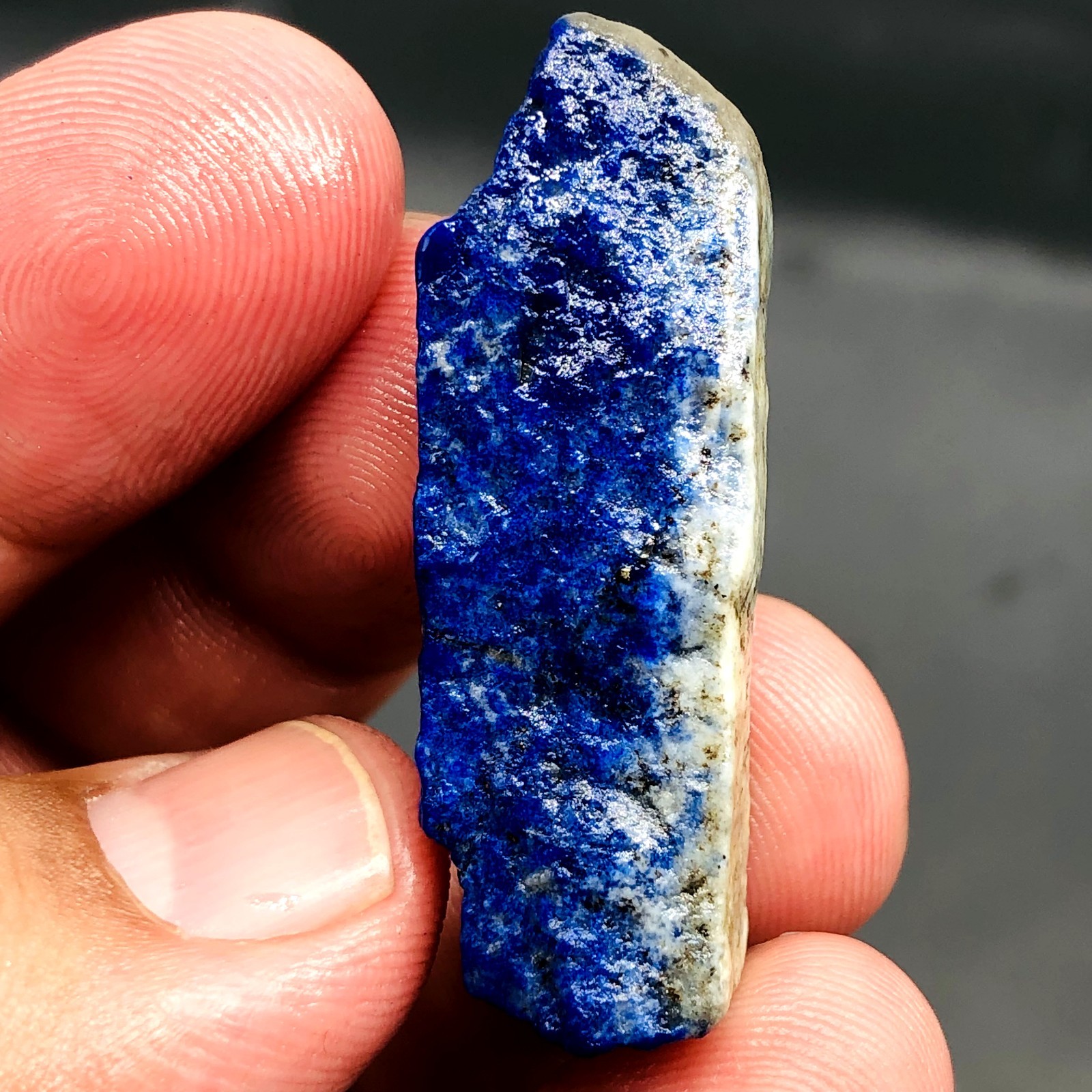 lapis lazuli Natural A+ Quality rough Madani  stone Raw With Pyrite    L905  12g