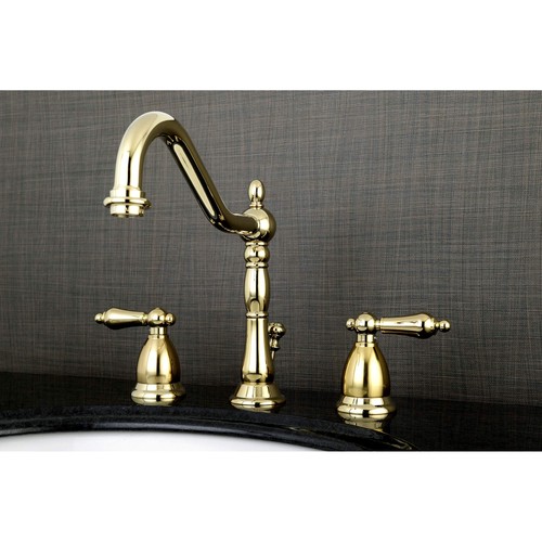 KS1992AL 8 pollici Rubinetto bagno diffuso, ottone lucido - Foto 2 di 3