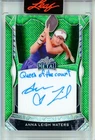 2025 Leaf Metal Women of Sport ANNA LEIGH WATERS Green Mojo AUTO Autograph 9/25