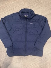 Patagonia Men's Goose Down Sweater Puffer Jacket XL W/Hood Full Zip
