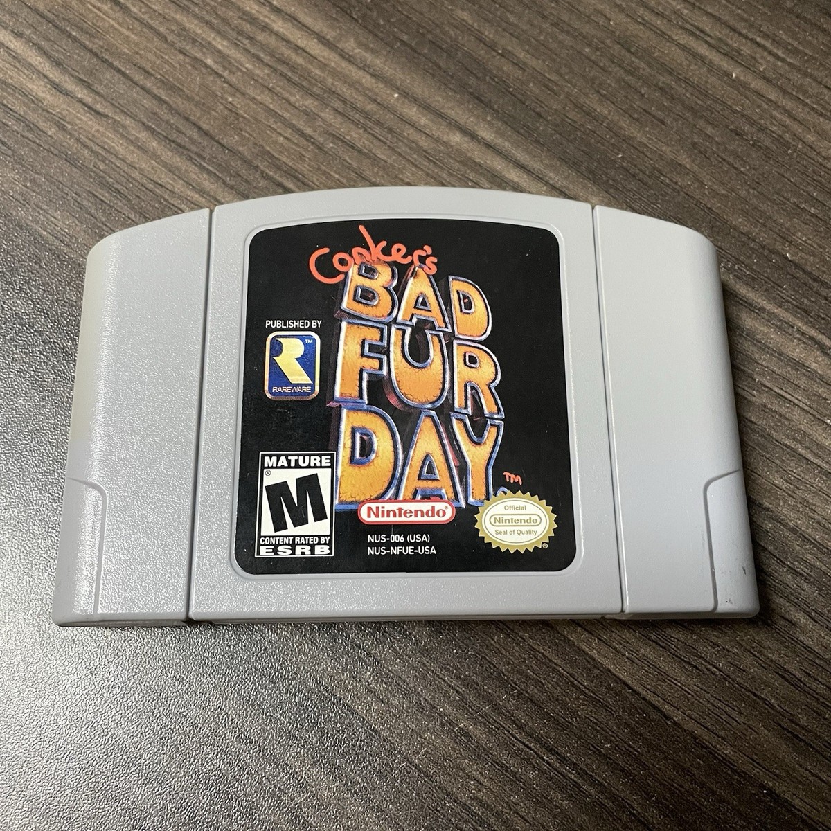 Conker's Bad Fur Day Nintendo 64 N64 COMPLETE Game + Box + Manual