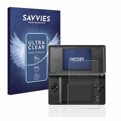 SAVVIES 18x Schutzfolie für Nintendo DS LITE Displayschutz klar