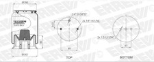 MOLLA ARIA SOFFIETTO SOSPENSIONE ADATTA A IVECO DAILY AD. 504035755