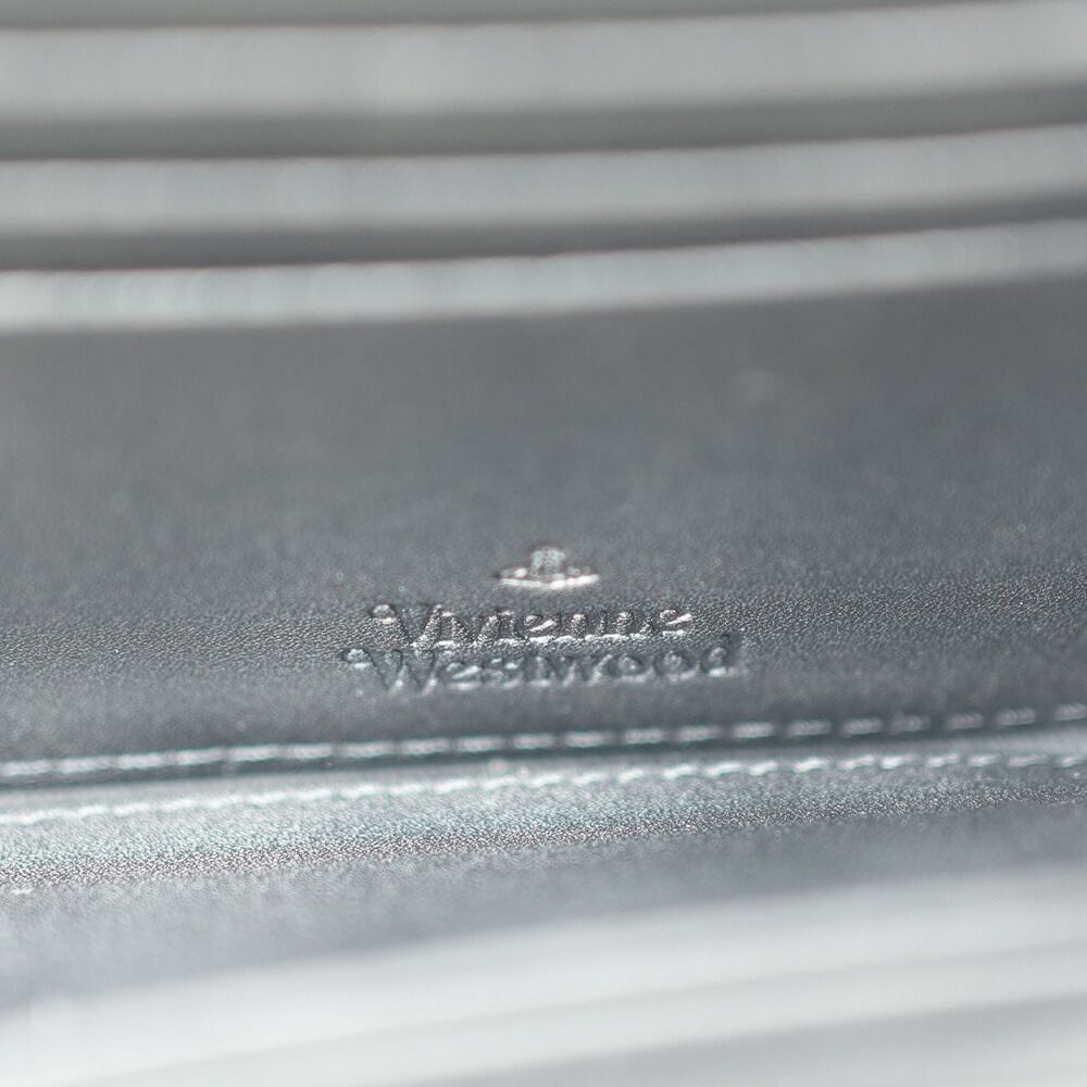 Vivienne Westwood long wallet Annie bifold black silver orb ladies Vivienne West image 8