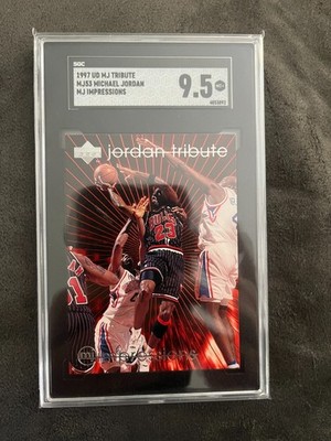 1997 Upper Deck Jordan Tribute MJ Impressions Michael Jordan SGC 9.5!