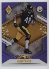 2021 Panini Phoenix Rookie Purple 124/125 Quincy Roche #176 0u1n
