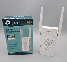 TP-Link AX3000 WiFi 6 Range Extender OneMesh Router  