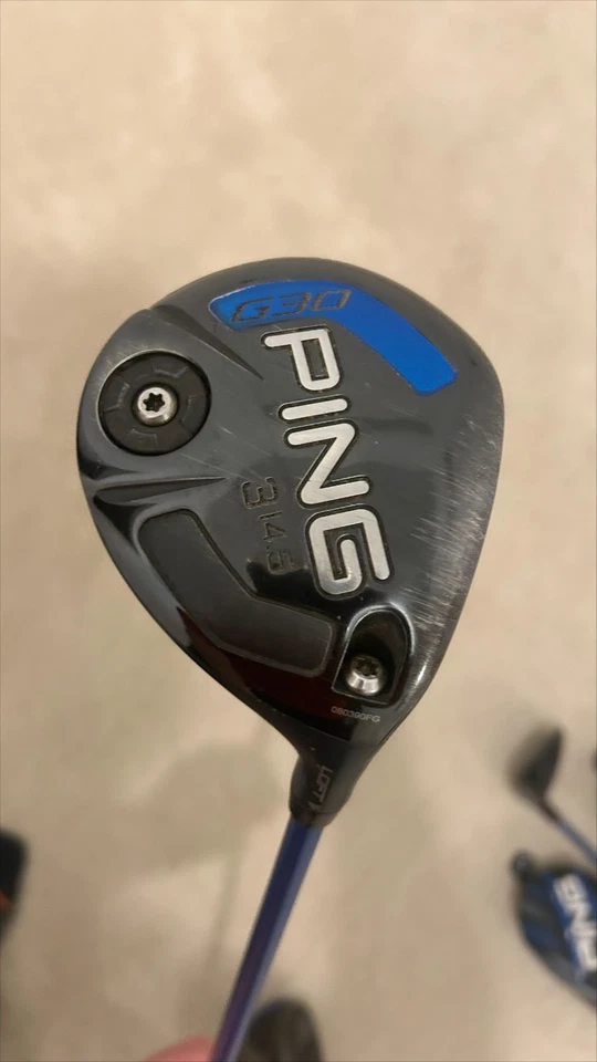 Juego de madera Ping G30 varilla de grafito 10 driver R Flex 3-14,5, 5-18 S Flex con cubiertas Foto 3 de 4