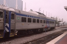 Trinity Railway Express 2004 Dallas, TX Train/Railroad '00 Kodachrome Slide A515