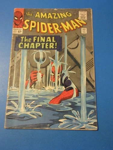 Amazing Spider-man #33 Silver age Iconic Cover Key VG+ Wow