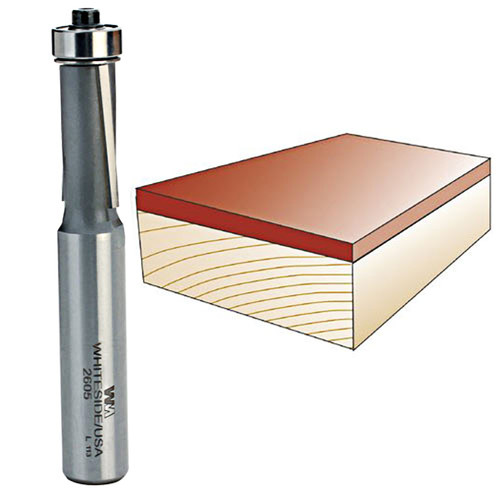 Whiteside Flush Trim Bit, 1/2 in. SH x 1/2 in. CD x 1 in. CL 2605