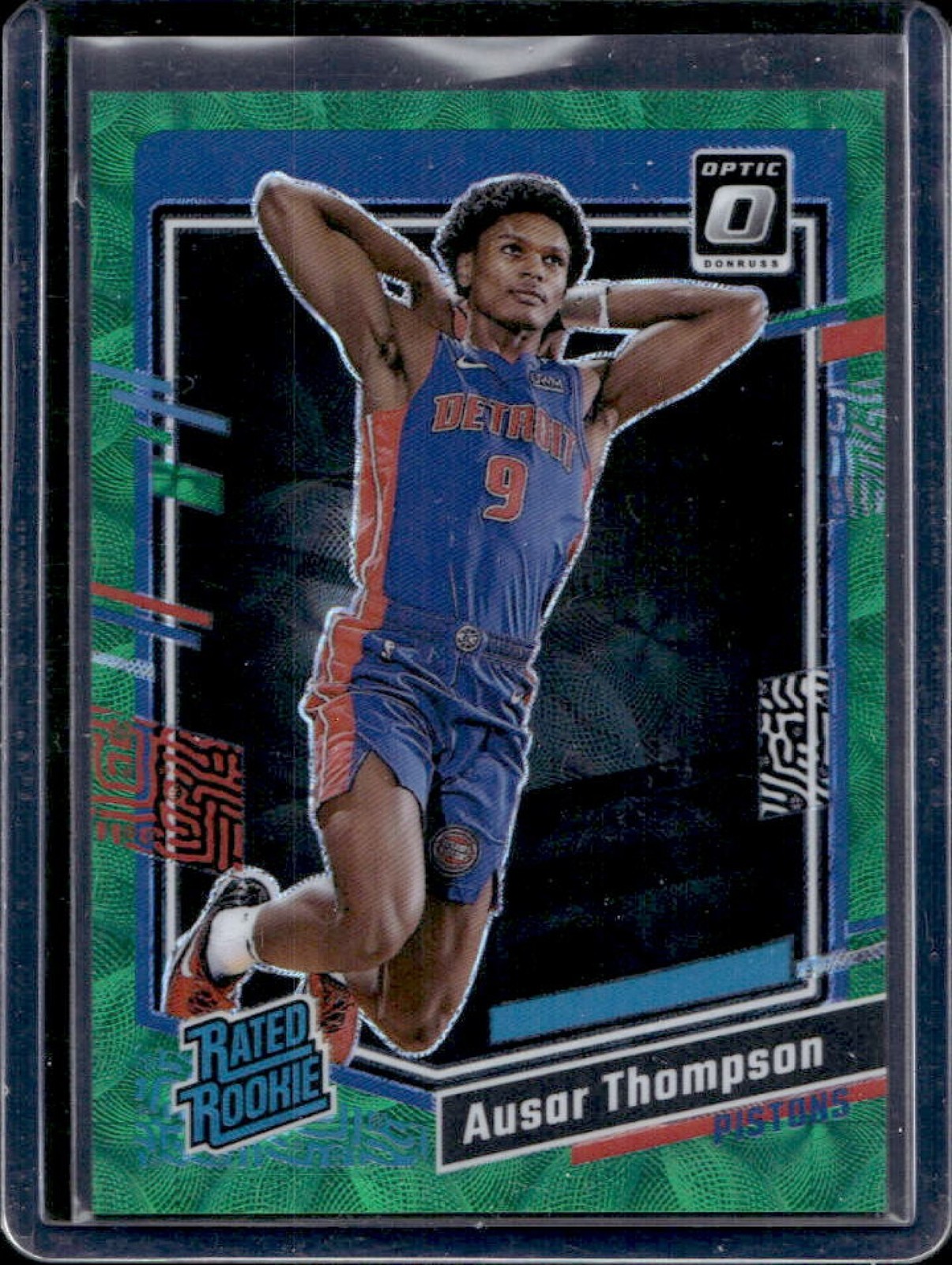 2023-24 Donruss Optic Ausar Thompson Green International Rated Rookie #48/65