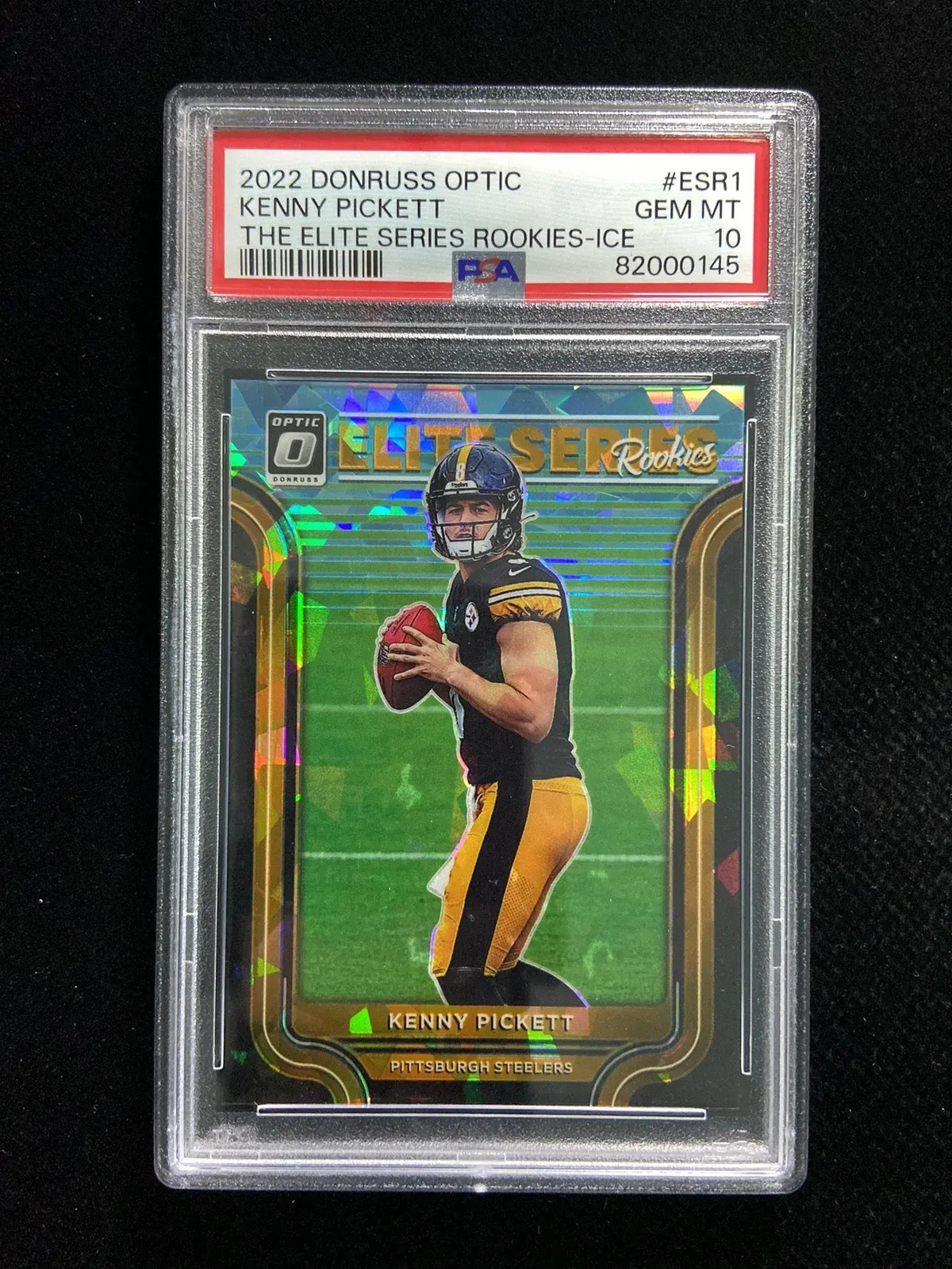 Kenny Pickett Panini Donruss Optic the Elite Series Rookies #ESR1 Ice