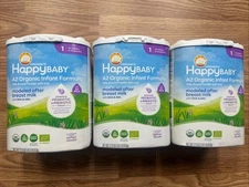 3 X Happy Baby Organic Stage 1 Infant Formula A2 Milk Prebiotic 22.9oz  1/2026