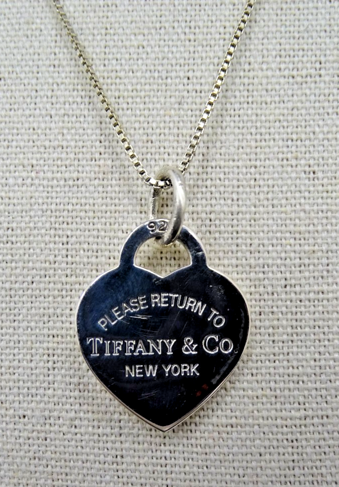 Please Return to Tiffany & Co. Heart Tag 925 Necklace(17187