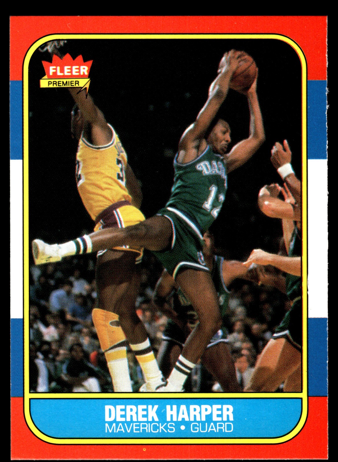 1986-87 Fleer - Derek Harper #44