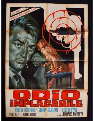 Manifest ODIO IMPLACABILE Robert Mitchum Grahame Ryan Dmytryck A317