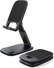 Lamicall Cell Phone Stand for Desk - [Height Adjustable] Foldable Mobile Phone H