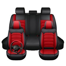 For Ford Fusion Car Seat Cover Leather Front Rear Full Set 5-seat Protectors Pad For Ford Fusion Car Seat Cover Leather Front Rear Full Set 5-seat Protectors Pad