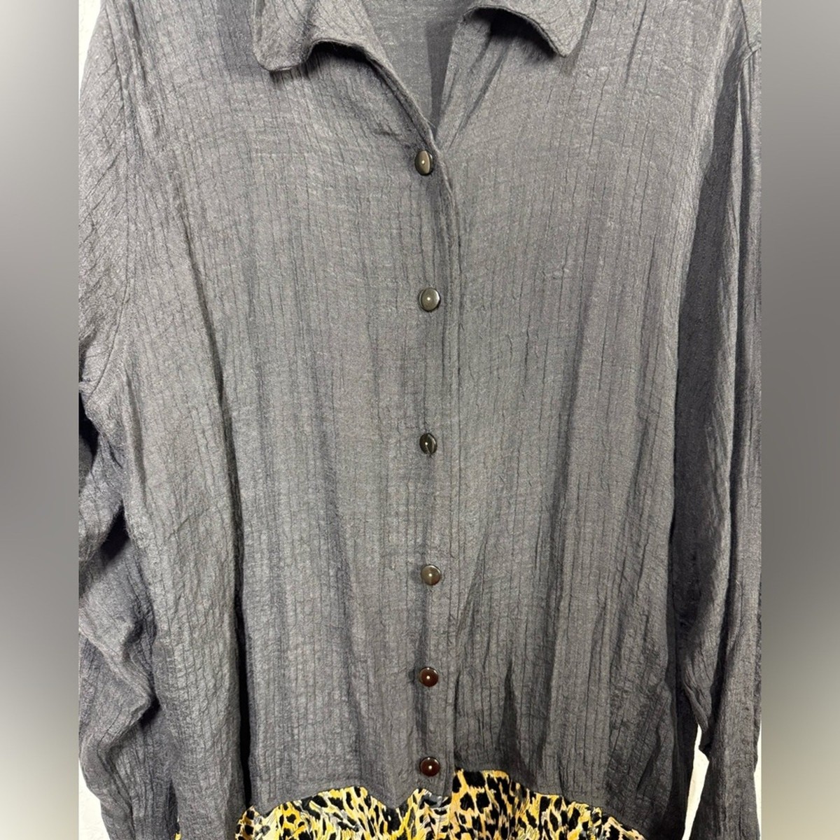 A Rare Bird Leopard Print Tunic Size S/M View 3