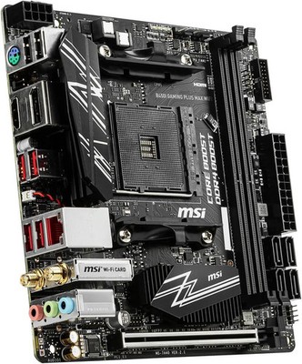 MSI B450I GAMING PLUS AC Socket AM4 AMD Mini-ITX Motherboard for