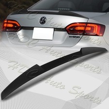 For 2011-2018 Volkswagen Jetta Mk6 W-power Matt Black V-style Trunk Spoiler Wing
