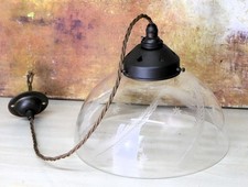 Ceiling Light Jim Lawrence Ashurst Antique Style Cut Glass Pendant Glass Bowl