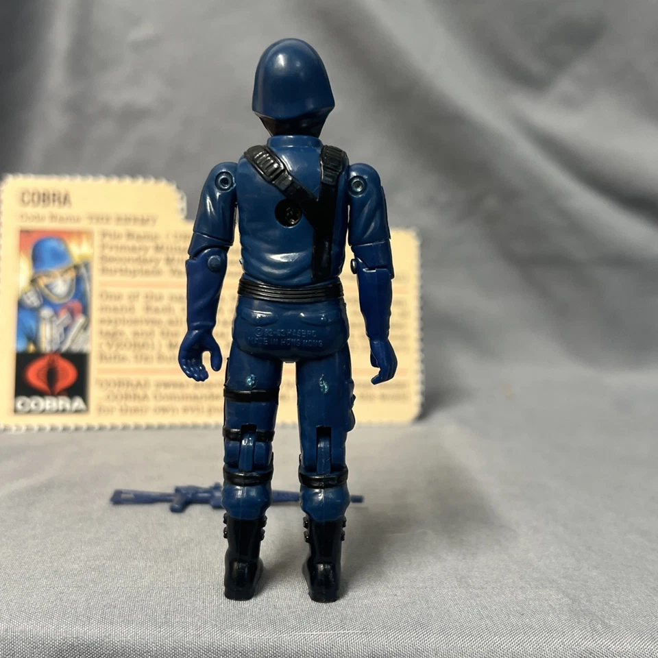 GI Joe COBRA SOLDIER V1.5 Completo con Tarjeta Roja Exclusiva de Sears De Colección 1983 Foto 4 de 4