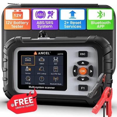 ANCEL Scan Tool ABS Bleeding SRS Engine OBD2 Code Reader Car Diagnostic Scanner